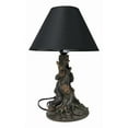 thumbnail image 3 of Mythical Creature Sasquatch Big Foot Cryptid Ape by Tree Trunk Table Lamp Decor, 3 of 9