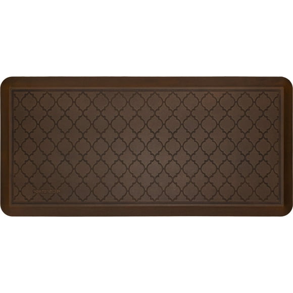 Tempur-Pedic Ultra Comfort Anti-Fatigue Lattice Copper 1' 8" x 3' 6" Kitchen Floor Mat Cushioned Ergonomic Standing Desk Mat Waterproof Non-Skid Foam