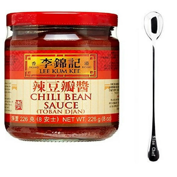 NineChef Bundle - Lee Kum Kee Sauce (Chili Bean Sauce (1 Bottle) 1 NineChef Brand Spoon