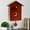 Orange, variant on JTNero Cuckoo Clock Plastic Cuckoo Wall Clock with Bird Tweeting Sound Hanging Bird Clock Minimalist Cuckoo Clock Decorative for Home Living Room