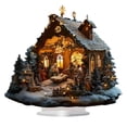 thumbnail image 4 of Adorno acrílico 2D con base, accesorios fotográficos decorativos 2D, decoración de escritorio, decoración de mesa para el hogar, estante, vacaciones, Jesús, 4 of 8