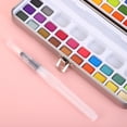 thumbnail image 6 of Watercolor Paint Set 72 Colors with Metallic Shades for Artists Beginners Experts Portable Art Supplies Indoor Outdoor Painting, 6 of 6