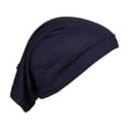 thumbnail image 1 of Gorra de mujer de algodón de seda de alta elasticidad con fondo cilíndrico monocromático, 1 of 5
