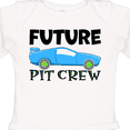 thumbnail image 4 of Inktastic Future Pit Crew Blue Race Car Boys or Girls Long Sleeve Baby Bodysuit, 4 of 5