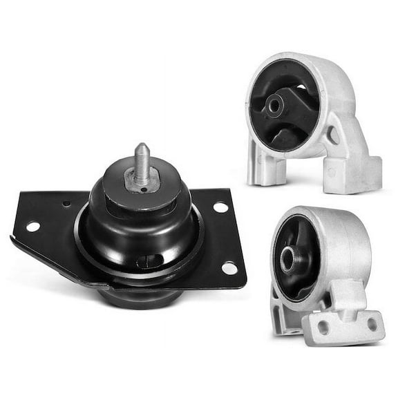 Engine Mount Set 3 - Compatible with 2006 - 2011 Kia Rio 1.6L 4-Cylinder 2007 2008 2009 2010