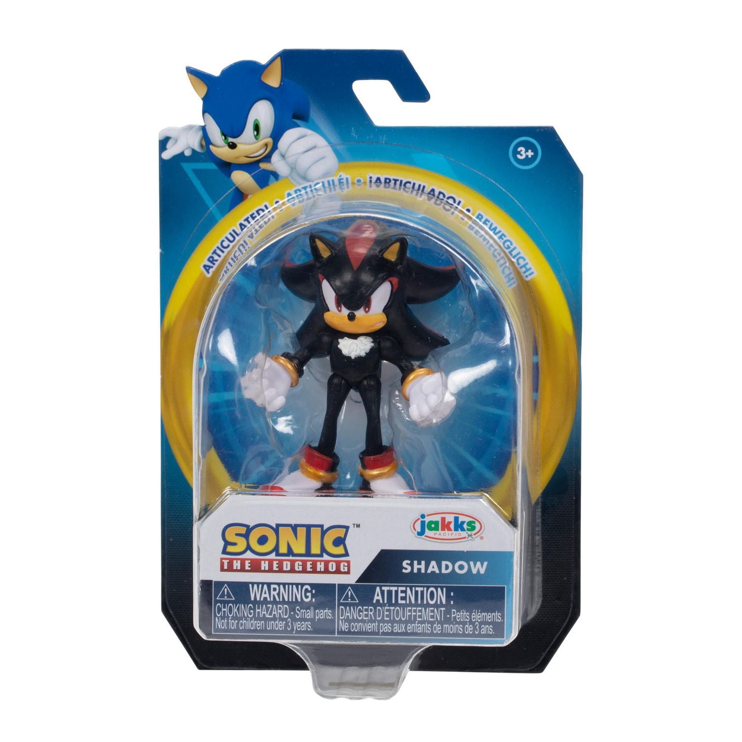 Figurines articulées de deux pouces et demi de Sonic The Hedgehog