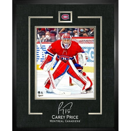 Carey Price 16x20 Replica Signature Frame Canadiens - Officially Licensed NHL Wall Art