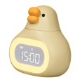 thumbnail image 4 of Reloj despertador digital Goose, reloj despertador de noche, brillo ajustable, despertador para niños. Amarillo, 4 of 9
