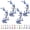 C, variant on Cherry Blossom Patches, Embroidered Iron-On & Sew-On Floral Applique Set with Branch Design for DIY Clothing Repair, Jeans, Hats, Shoes and Craft Decoration