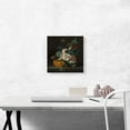 thumbnail image 2 of ARTCANVAS Floral Still Life With Hollyhock And Marigold 1718 Canvas Art Print by Jan Van Huysum - Size: 12" x 12" (1.50" Deep), 2 of 9