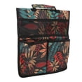 thumbnail image 1 of Bolsa De Herramientas Para Arrodillarse En El Jardín, Taburetes De Banco De Jardín, Bolsa De Almacenamiento Lateral, Bolsa Colgante Con Bolsillos Con Asa, Hojas Rojas, 1 of 7