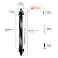 thumbnail image 4 of 14 Inch Adjustable Self Closing Gate Spring Hardware For Wooden Gates Door Fence, 4 of 8