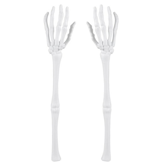Eease Halloween Skeleton Hand Salad Tongs - 2 Pcs