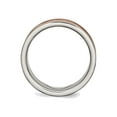 thumbnail image 6 of Mens Chisel Titanium 8mm Wedding Band Ring with Brown Plating, 6 of 7