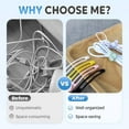 thumbnail image 4 of Data Cable Organizer, 2026 NEW Elastic Silicone Cable Ties, Reusable Cable Ties Wire Management Organizer, Multi-Purpose Cord Organizers for Bundling and Fastening Earphone, Phone Charger, 4 of 5