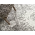 thumbnail image 6 of Rugs.com Brighella Collection Rug – 10 Ft Runner Gray Medium Rug Perfect For Hallways, Entryways, 6 of 9