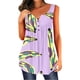 thumbnail image 1 of Gibobby verano borde suelto moda 3D sin mangas impreso camiseta chaleco(Morado,XG), 1 of 2
