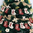 thumbnail image 3 of Christmas Sale! Merry Christmas Burlap Banner-Sock Shaped Christmas Decoration,Outdoor Indoor Hanging Decor,Rustic Christmas Decorations for Mantle Fireplace,Xmas Party Supplies Decoration, 3 of 6