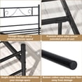 thumbnail image 5 of Blorly Adults Twin Metal Bed Frame with Headboard and Noise-Free Design, Black, 5 of 7