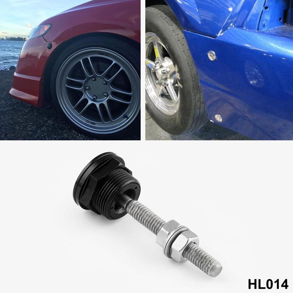 jiaping 4Pcs 22mm Quick Release Latch Push Button Car Hood Pin Bonnet Lock Bumper Clip
