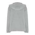 thumbnail image 4 of Inleife Winter Coats for Women Fashion Solid Pocket Zipper Jackets Long Sleeve Drawstring Casual Outwear Hooded Blouse, 4 of 5