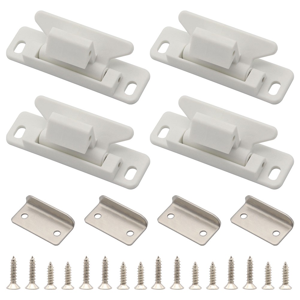 Rv Buckle Lock Yacht Home Cabinet Door Drawer Lock External Cabinet Door Buckle White Fangkenuo