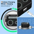thumbnail image 3 of for AirPods 3rd Generation 2021 Case Cover with Swivelling Handle, Cute Radio Design with Locking Cap Silicone Rubber Shockproof Protective Cover for AirPods 3rd Gen 2021, LightGray, 3 of 7