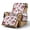 Beige-Strawberry Heart, variant on SCRAWLGOD 250th Anniversary Recliner Chair Cover Eagle American Flag Print Universal Stain Resistant Furniture Protector Anti Slip Reclining Cover with Pocket