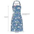 thumbnail image 2 of Apron for Women with Pockets, 3 Pcs Floral Print Canvas Apron with Adjustable Neck Strap for Cooking, Baking, Gardening, Crafts, 2 of 7