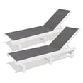 thumbnail image 4 of Venice HDPE Chaise Lounge, White (Set of 2), 4 of 5