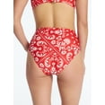 thumbnail image 3 of Time and Tru Women's and Women's Plus High Waisted Bikini Bottoms, Sizes XS-3X, 3 of 5
