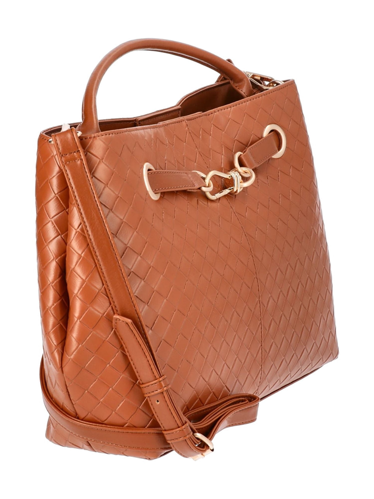 Time and Tru Women’s Hazel Satchel – Versatile Cognac Brown