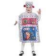 thumbnail image 2 of FYDUU Kid's Clothing Sets Halloween Robot Clothes For Boys Kids Party Dress Up Outfits With Headpiece Set Halloween Party Performance Clothes 4-12 Years, 2 of 6