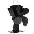 thumbnail image 1 of Log Burners Fan,4 Blade Mute Heat Fireplace Fan Blade Stove Fan High-End Performance, 1 of 8