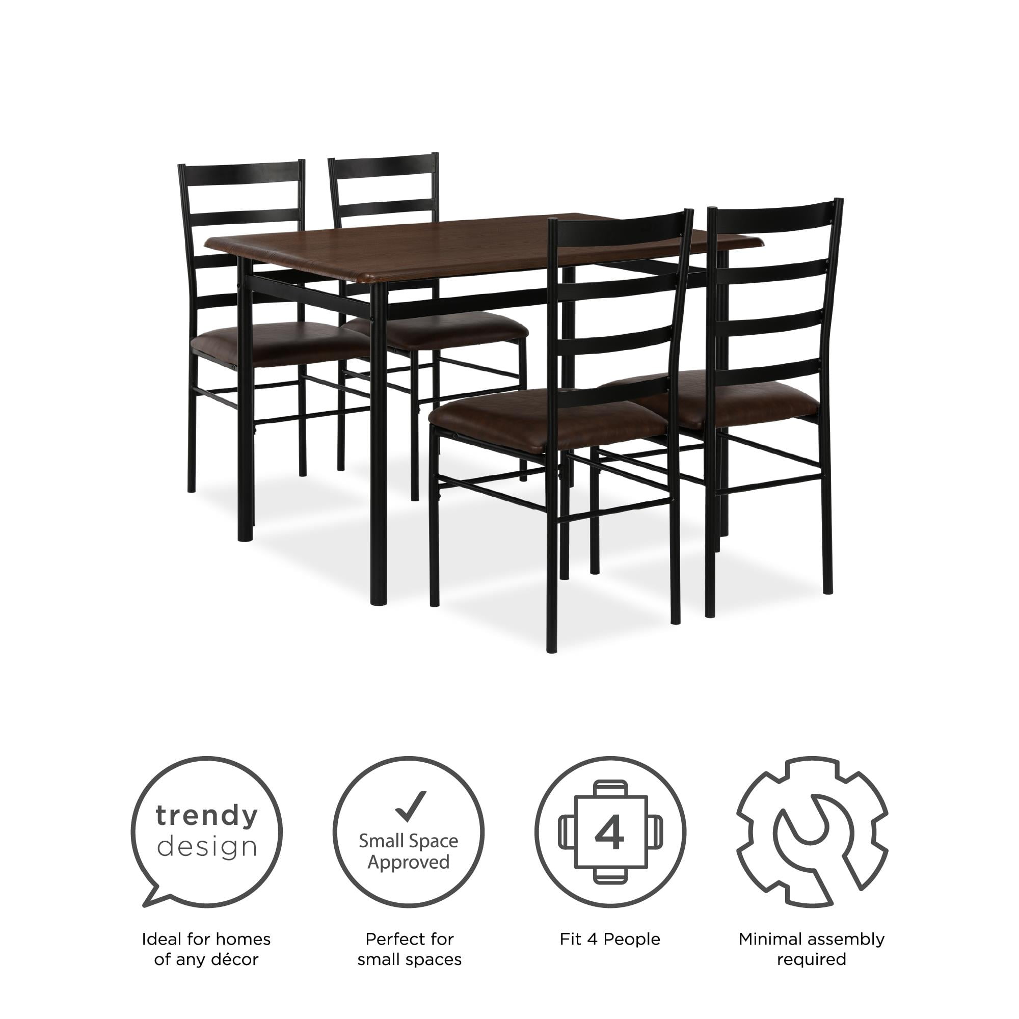 Counter Height Cranston Piece Dining Set Walmart Mainstays Piece