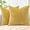Mineral Yellow, variant on decorUhome 18x18 Set of 2 Throw Pillow Covers, Decorative Soft Chenille Pillow Covers for Couch, Ultimate Gray
