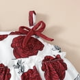 thumbnail image 6 of Bjutir Fashion Outfit Set For Summer Toddler Girls Sleeveless Floral Vest T Shirt Tops Shorts Outfits 3-6 Months, 6 of 7