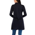 thumbnail image 2 of SAYFUT Women's Open Front Knitted Cardigan Sweater Black Long Cardigan Plus Size Sweaters S-3XL, 2 of 7