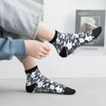 thumbnail image 2 of Pofeuu Cartoon Raccoon Print 30cm Socks, Adult Running Hiking Socks for Youth and Adult, 2 of 7