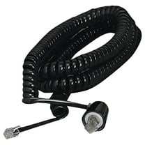 Softalk, SOF03201, Tangle Free Telephone Twisstop Cords, 1, Black