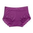 thumbnail image 4 of Itsame Lingerie Underpants for Womens Panties New Leak Proof High Waist Underwear Purple Size XL, 4 of 4