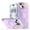 Purple, variant on Magnetic Case for iPhone 13, Luxury Camera Cover Bracket Anti-Yellowing Anti-Scratch Lightweight Ultra Slim Colorful Elegant Drop Protective Wireless Charging Phone Cover, Gold