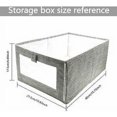 thumbnail image 5 of Caja de almacenamiento 3 cajas de almacenamiento Caja de almacenamiento para ropa, juguetes, revistas para el hogar, oficina, guardería, armario, dormitorio, 5 of 5
