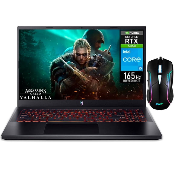 Laptop Gamer ACER Nitro V 15 GeForce RTX 5050 Core i5 13420H 32GB SSD 512GB 15.6" Teclado Ingles Mouse DXT Gaming