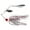 2PC No. 4 Color, variant on 2PC Fishing Lures Jigs Long Casting Five-Color Composite Rotating Spinner 19.2g Bass Catfish Bait Sea Fishing Gear Mustache Fish