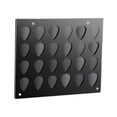 thumbnail image 4 of Blinkol Guitar Pick Holder 24 Slot Home Decor Storage and Display Organizer Storage Rack black, 4 of 9