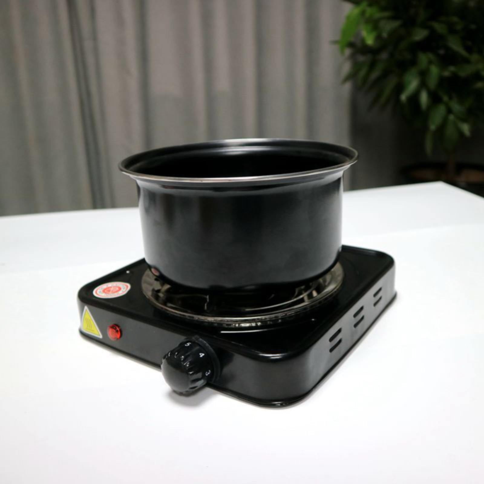 1000W Portable Electric Hot Plate - Compact Countertop Burner with Adjustable Temperature Control, Single Coil Stove for Cooking, Camping & Buffet Serving