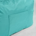 thumbnail image 2 of Urban Shop Supportive Polyester Canvas Bean Bag with Pocket, Aqua, 2 of 5