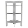 thumbnail image 2 of Tuhome Riga Corner Side Table White MDF, 2 of 5