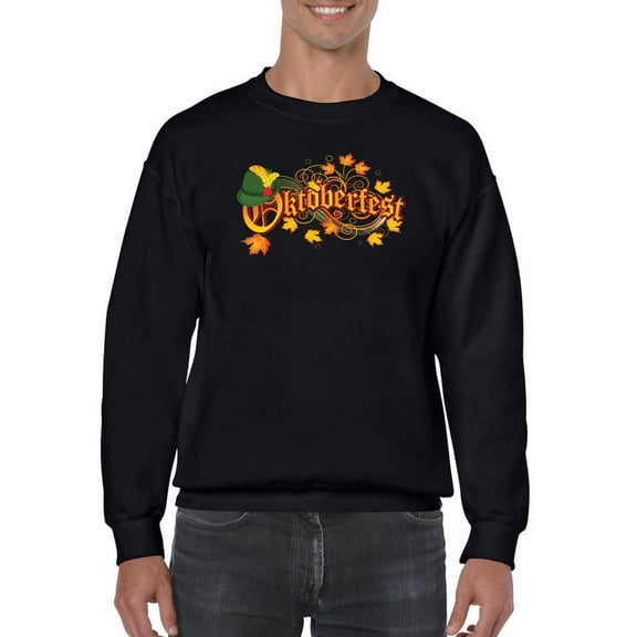 Oktoberfest Autumn Garland Sweatshirt Men -Image by Shutterstock, Male Medium